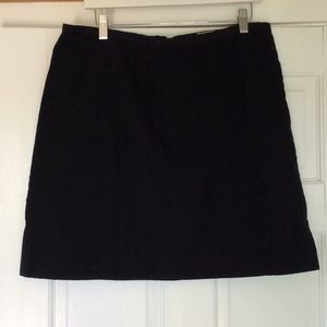 Black cotton skirt